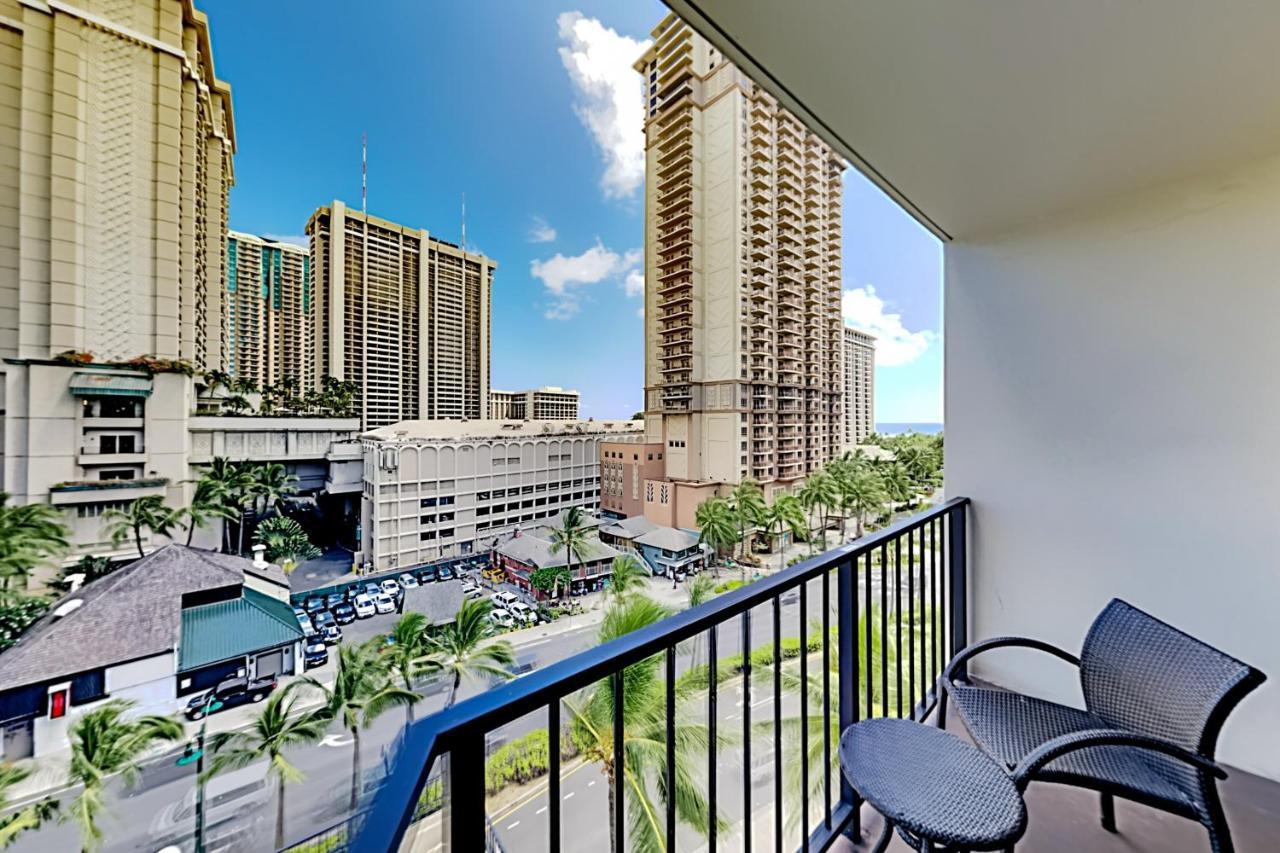 Apartamento Aqua Palms Waikiki Ocean View Lanai Parking Included Honolulu Exterior foto