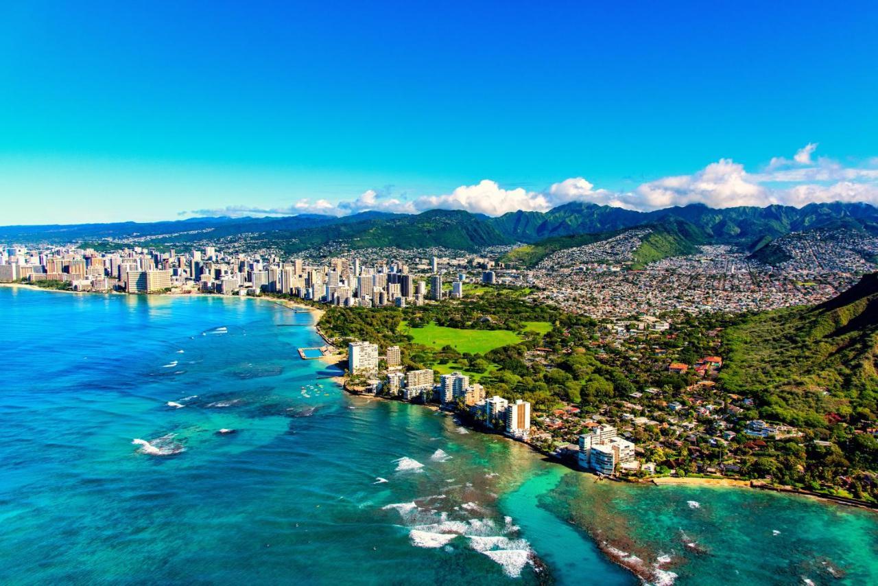 Apartamento Aqua Palms Waikiki Ocean View Lanai Parking Included Honolulu Exterior foto